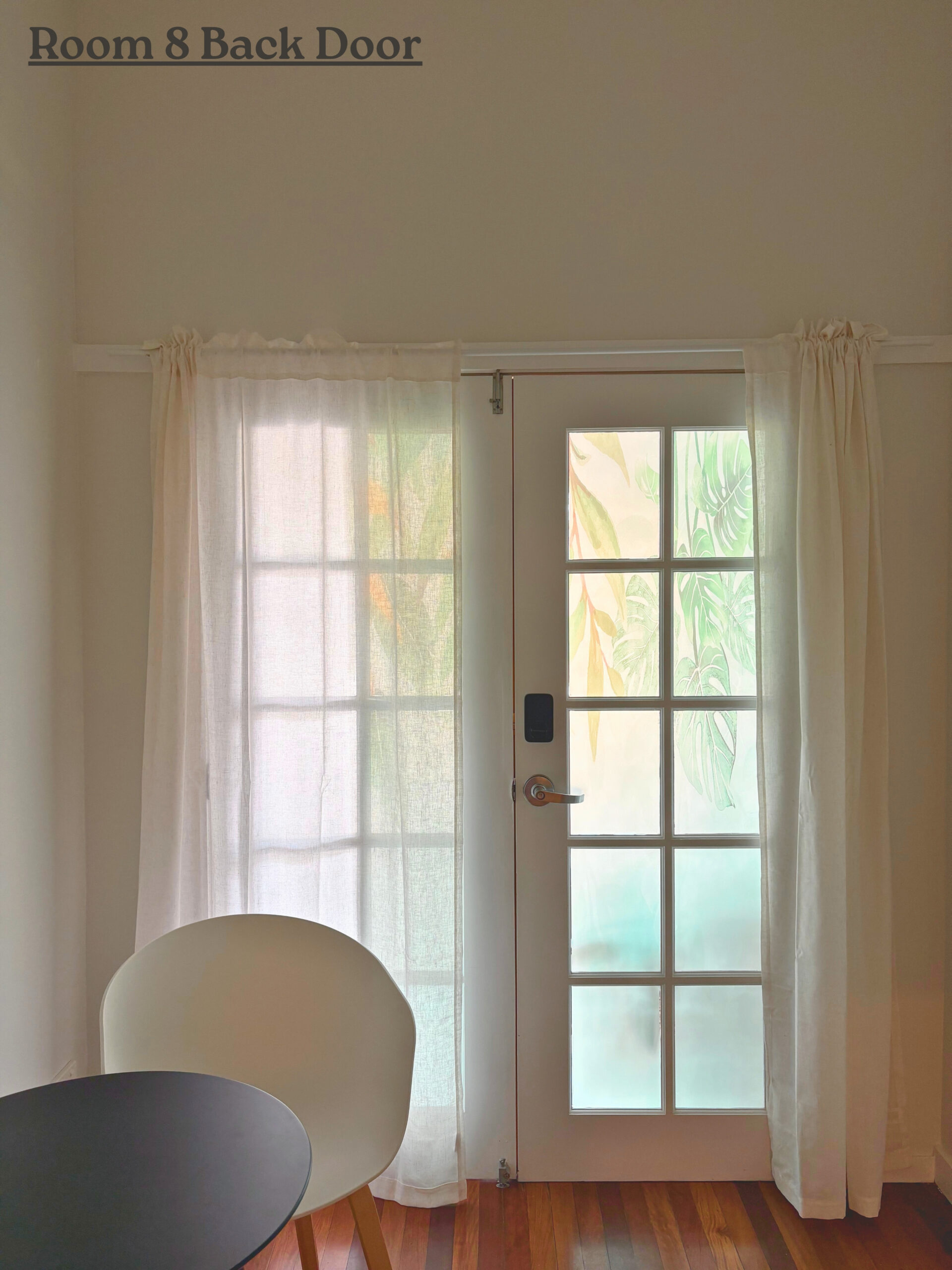 Room 8 Back Door